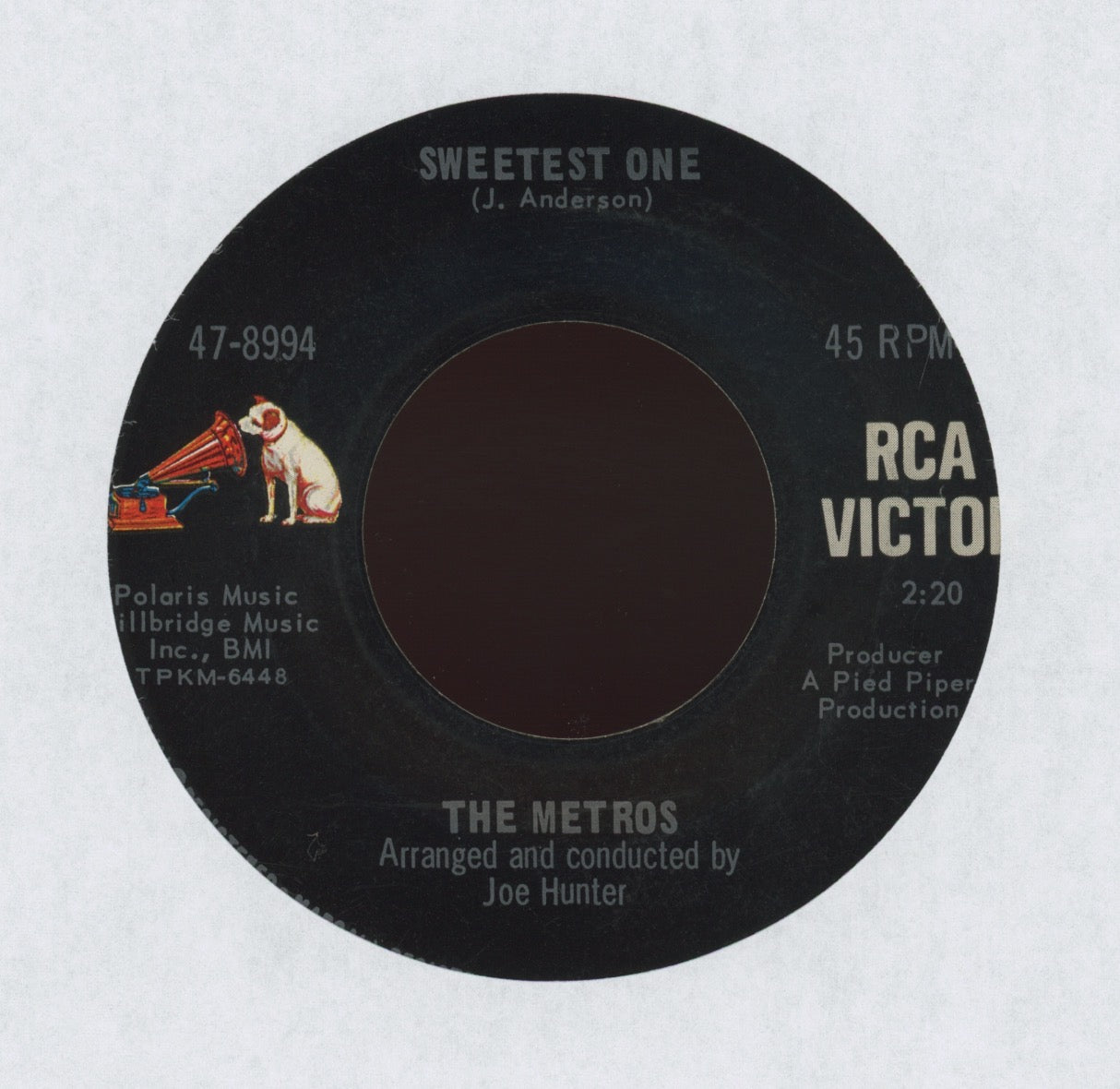 The Metros - Sweetest One on RCA Northern Soul 45