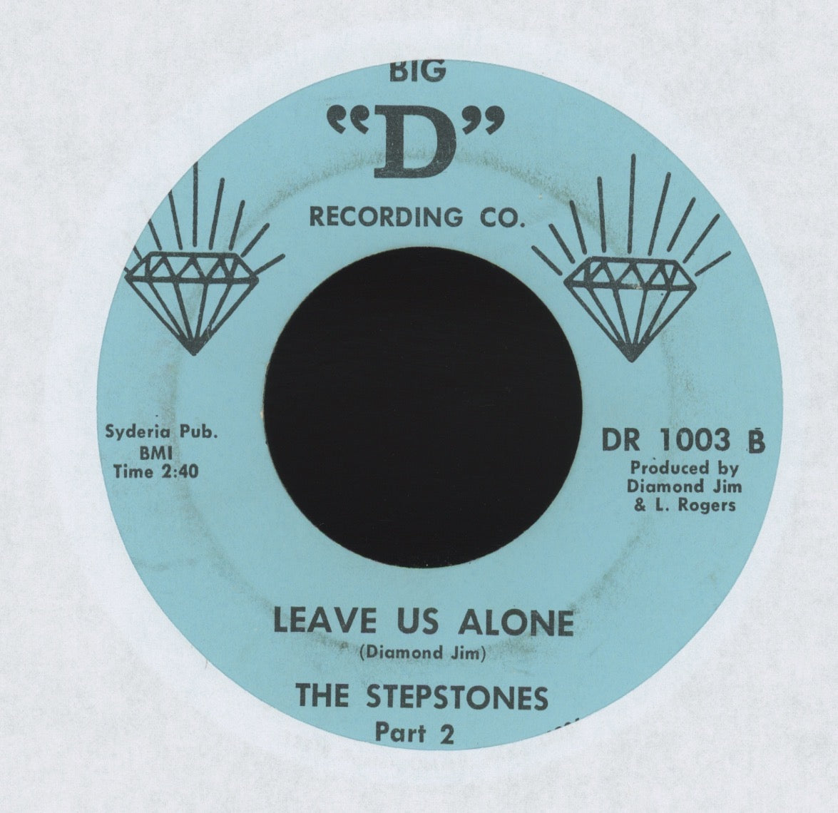 The Stepstones - Leave Us Alone on Big D Soul Funk 45