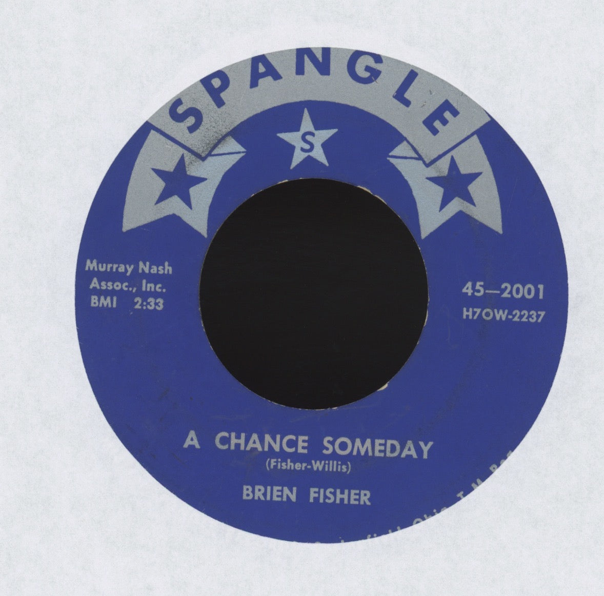 Brien Fisher - Fingertips on Spangle Rockabilly 45