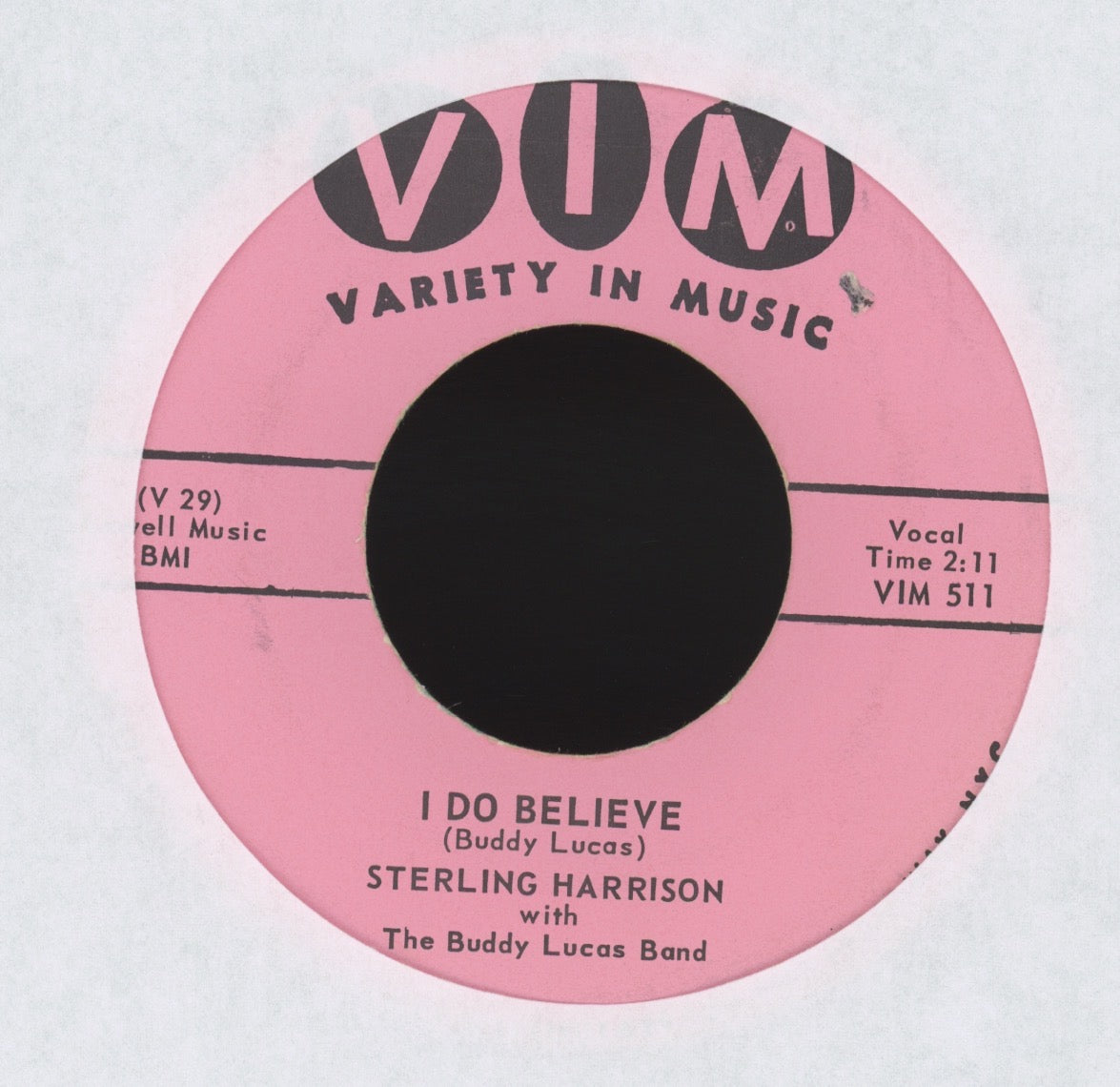 Sterling Harrison - Working On Your Heart on VIM R&B Rocker 45