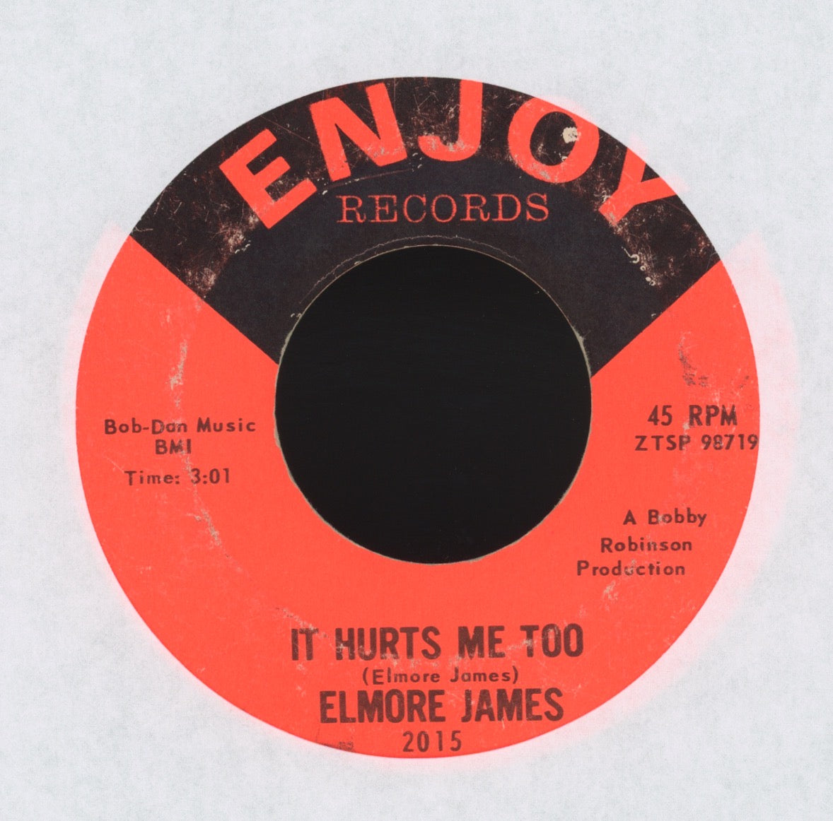 Elmore James - It Hurts Me Too on Enjoy Blues 45