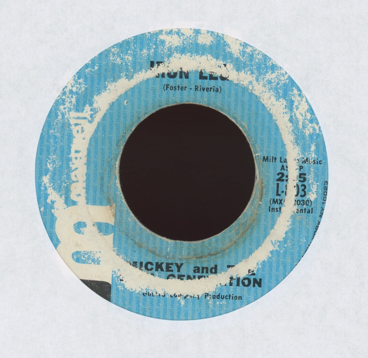 Mickey & The Soul Generation - Iron Leg on Maxwell Mod Funk 45