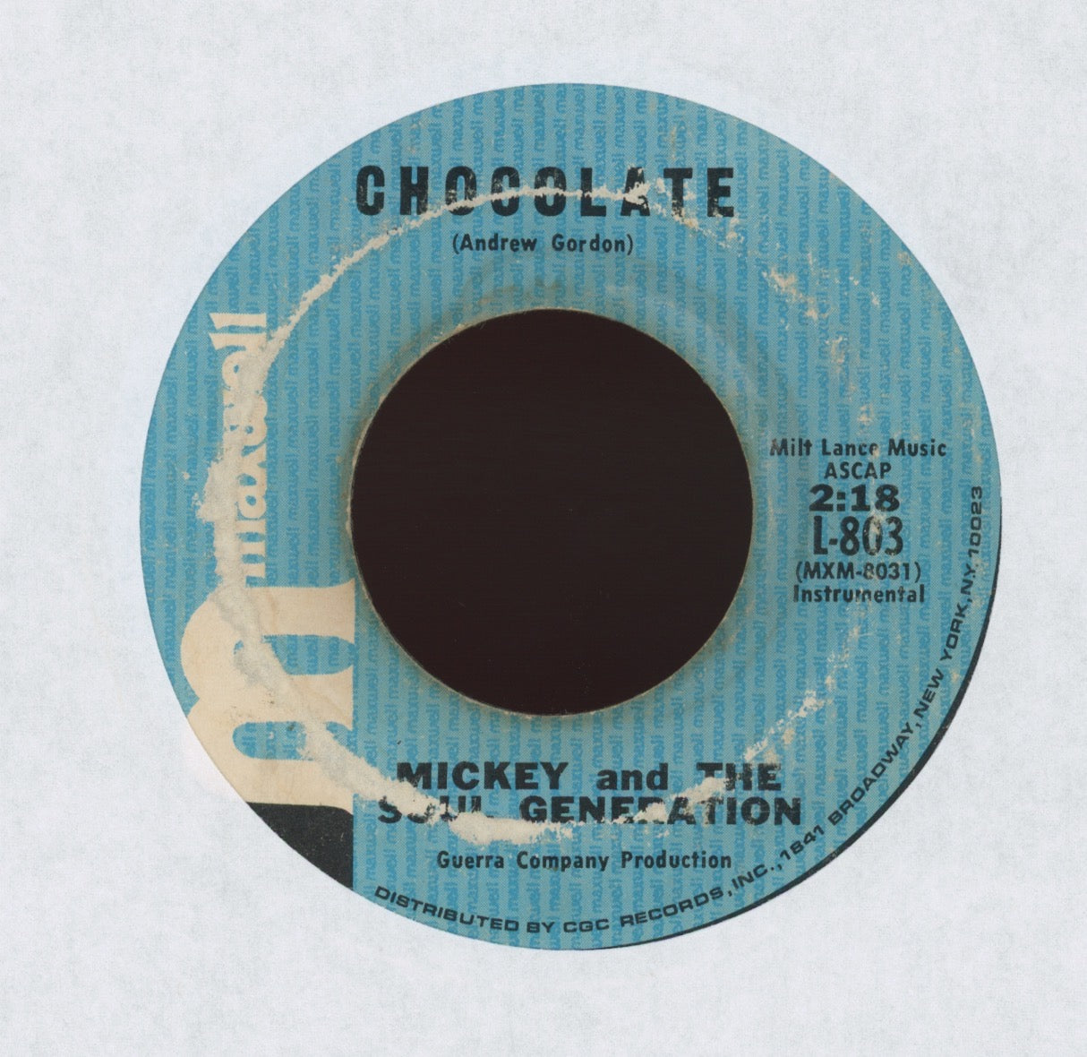 Mickey & The Soul Generation - Iron Leg on Maxwell Mod Funk 45