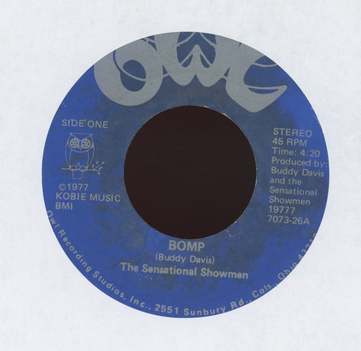 The Sensational Showmen - Bomp on Owl 70s Soul Funk 45