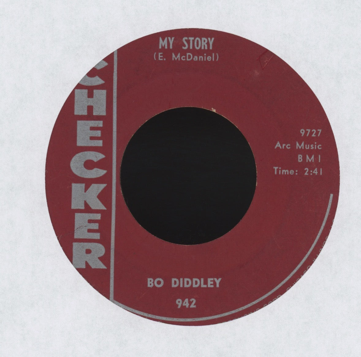 Bo Diddley - Road Runner on Checker R&B 45