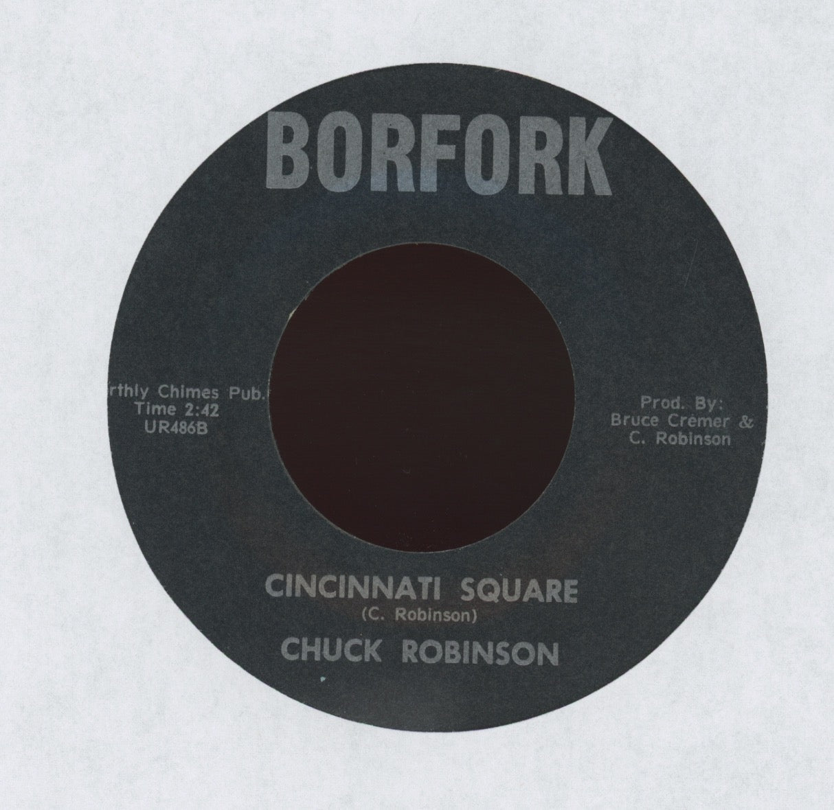 Chuck Robinson - Child Of Earth on Borfork Folk Psych 45