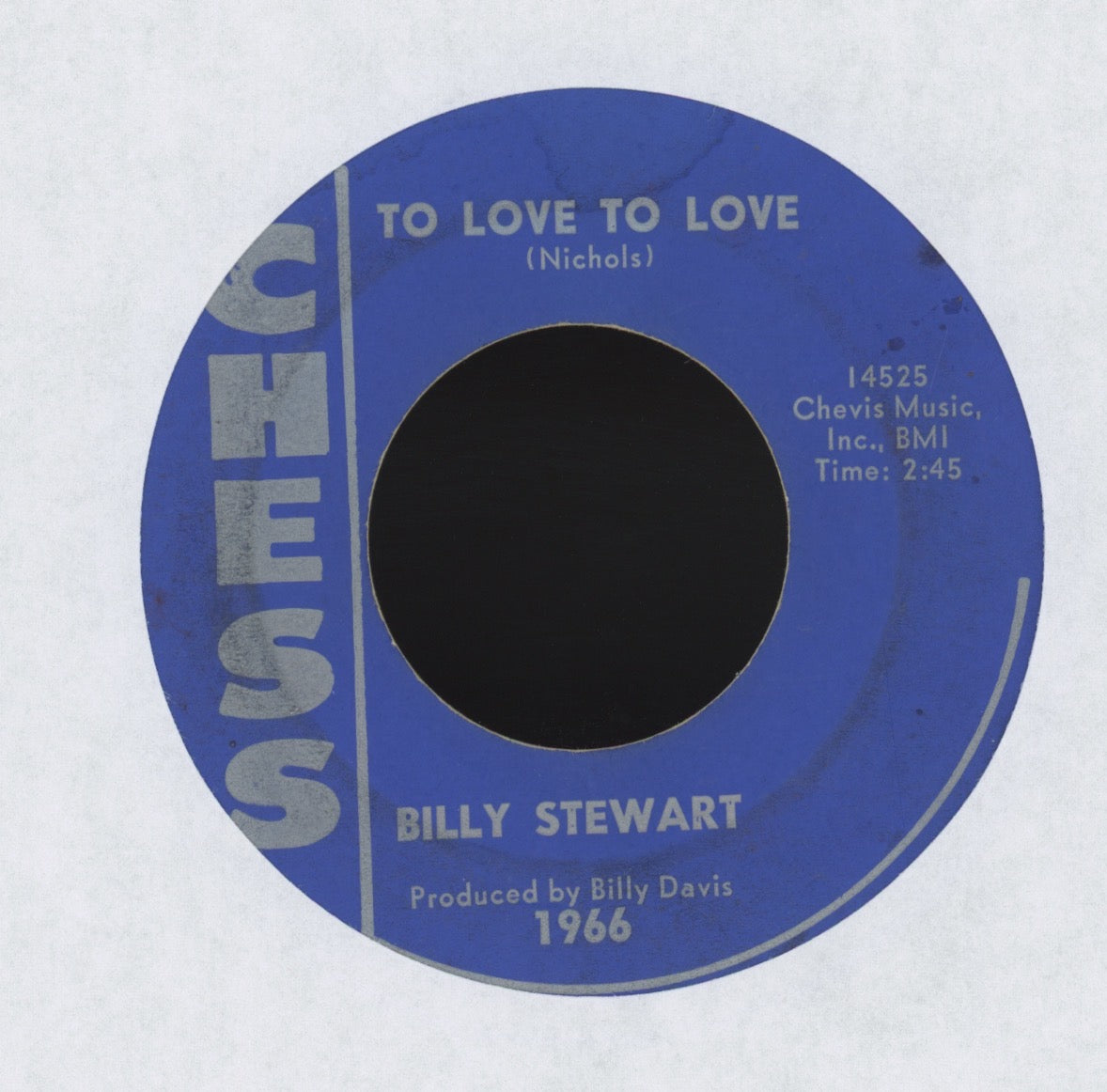 Billy Stewart - Summertime on Chess Northern Soul 45