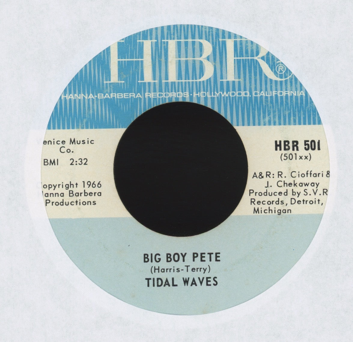 The Tidal Waves - I Don't Need Love on HBR Garage 45