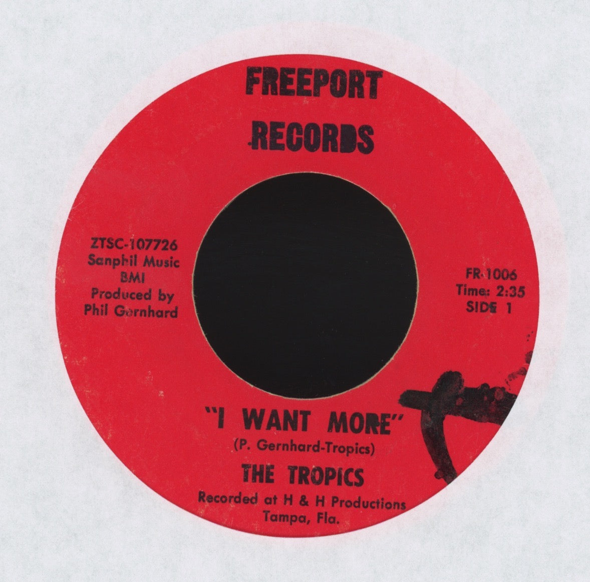 The Tropics - I Want More on Freeport Garage 45