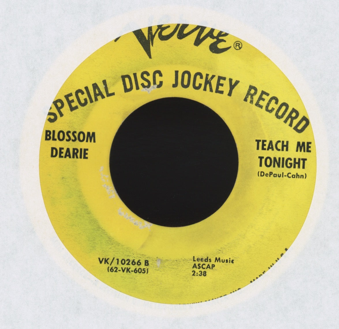 Blossom Dearie - Once Upon A Summertime on Verve Promo Jazz 45