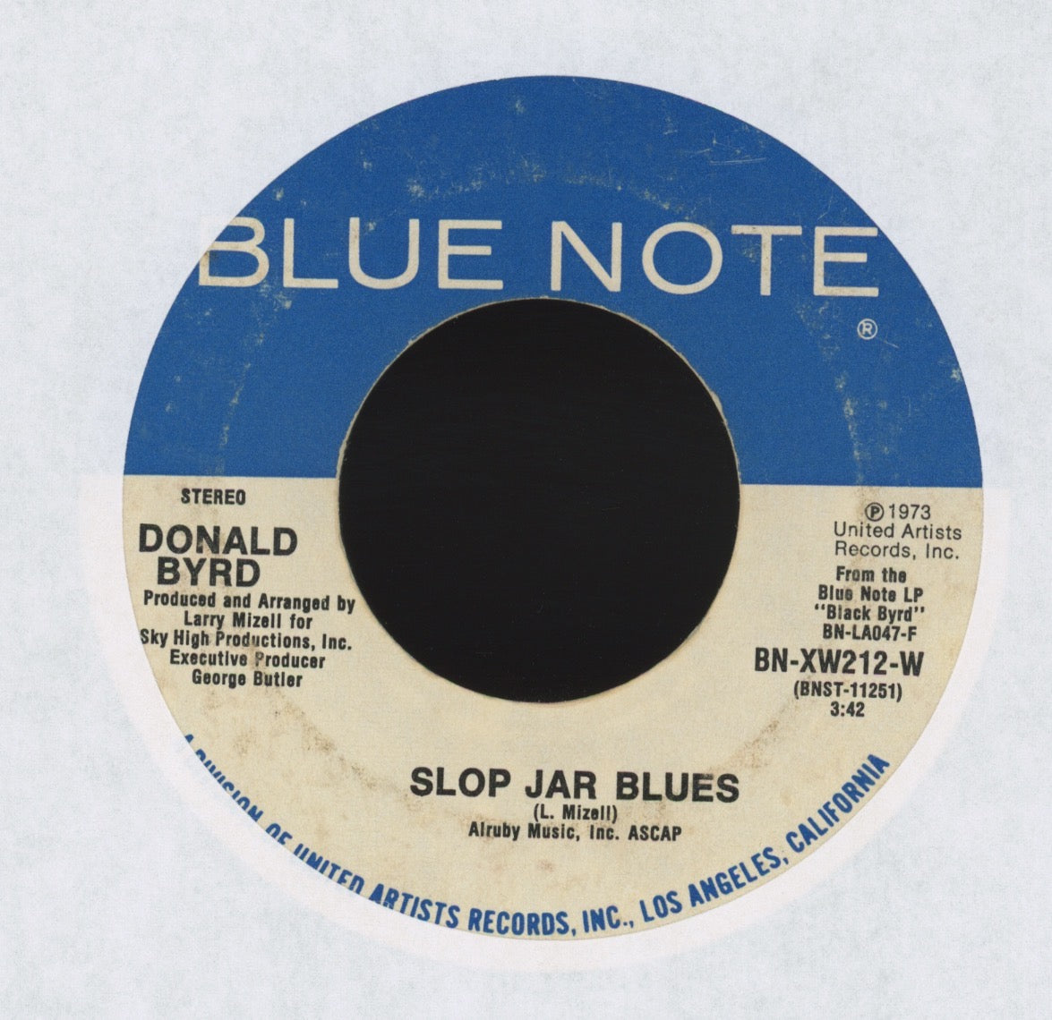 Donald Byrd - Black Byrd on Blue Note Jazz Funk 45
