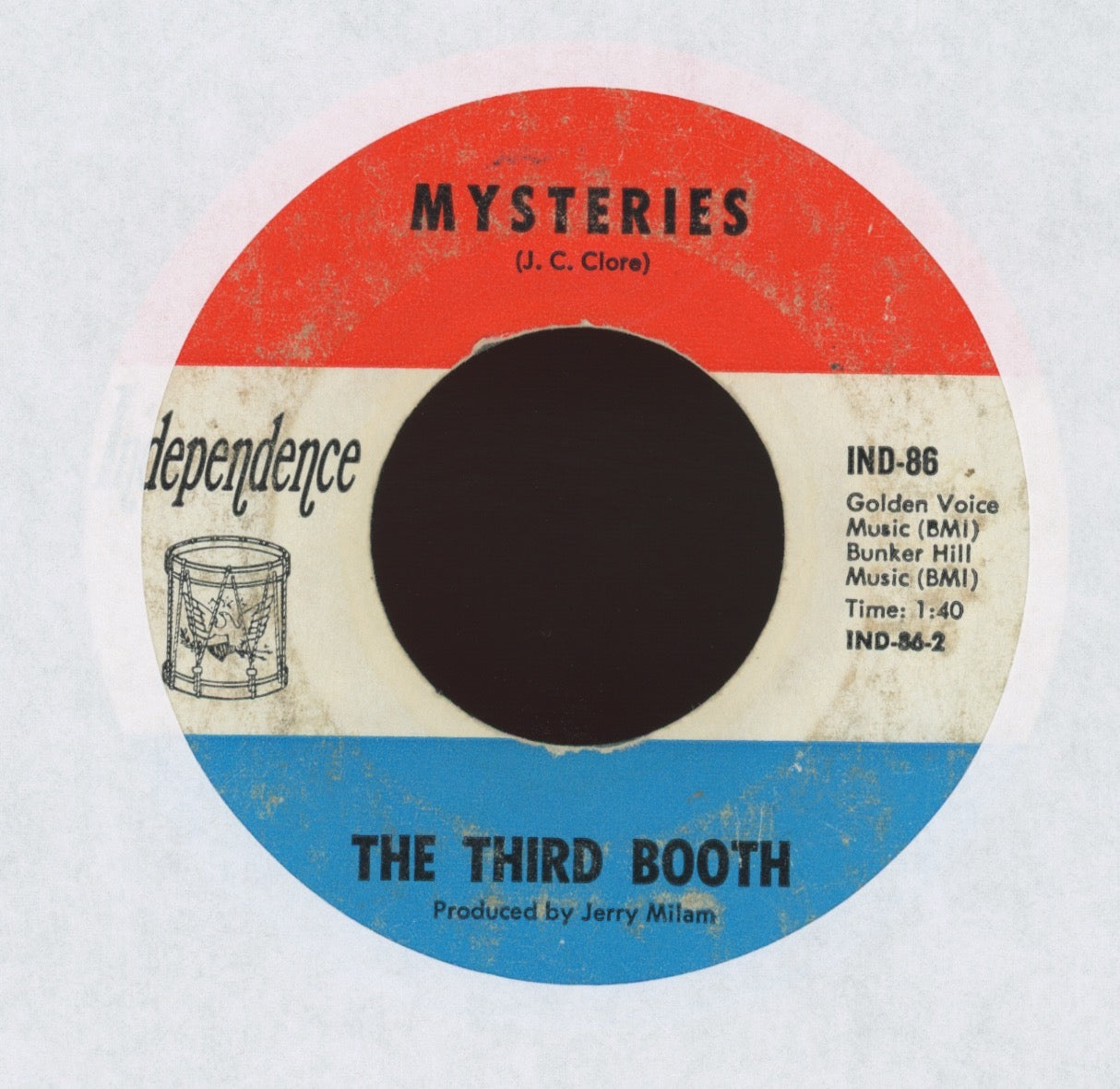 The Third Booth - I Need Love on Independence Garage Fuzz 45
