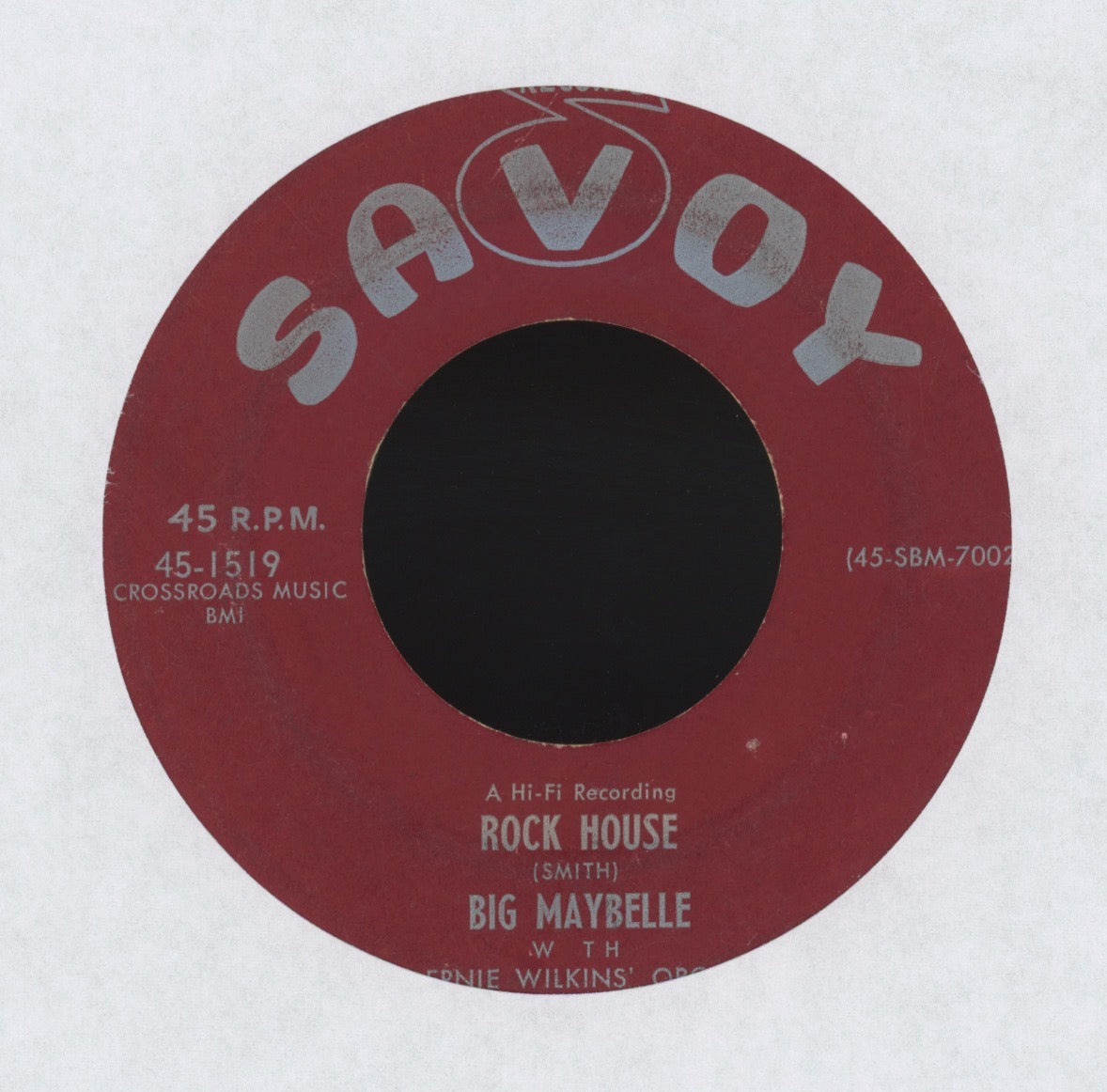 Big Maybelle - Rock House on Savoy R&B 45