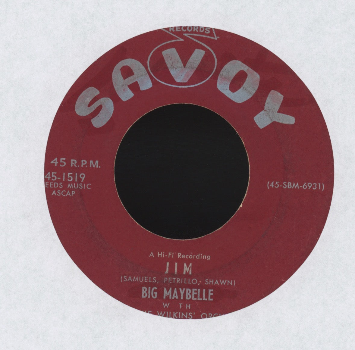 Big Maybelle - Rock House on Savoy R&B 45