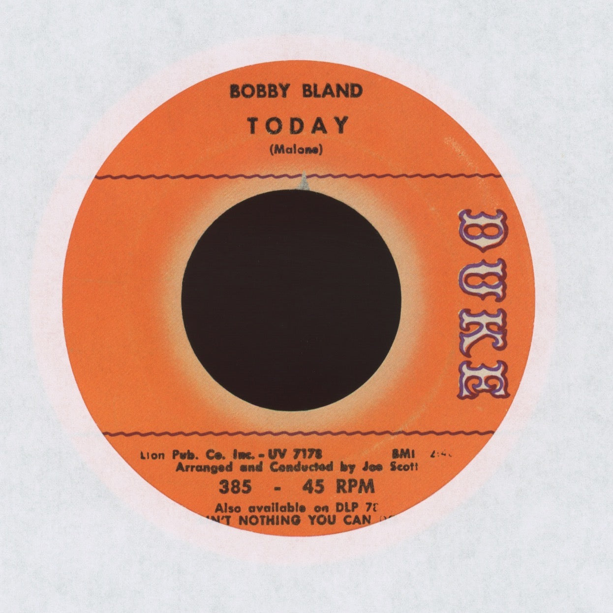 Bobby Bland - These Hands (Small But Mighty) on Duke Northern Soul 45