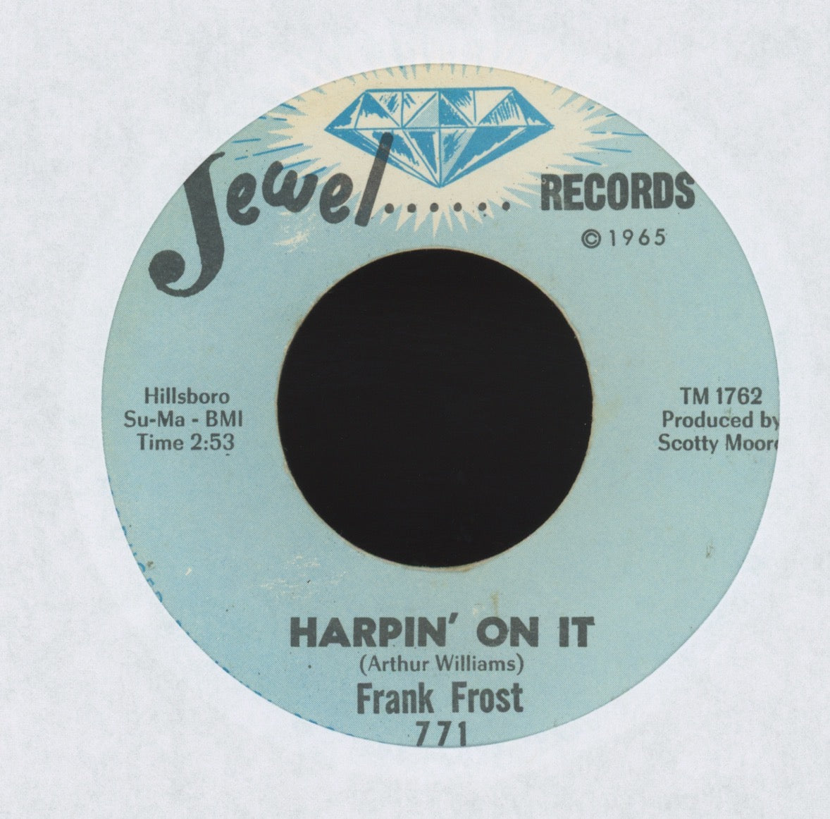 Frank Frost - Things You Do / Harpin' On It on Jewel R&B Blues 45