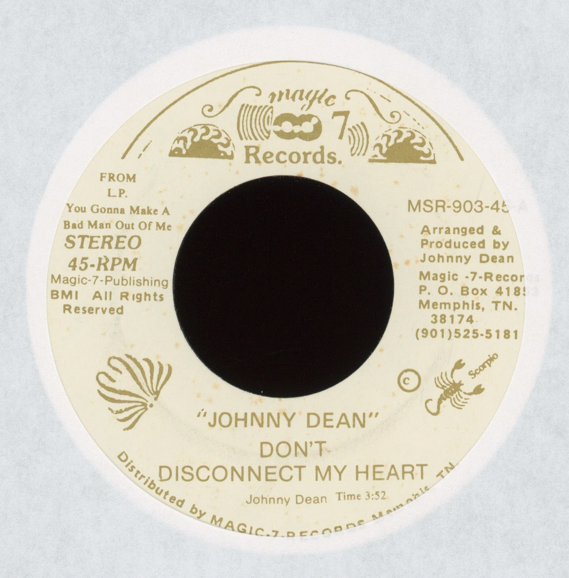 Johnny Dean - Can You Break It on Magic 7 Boogie Funk Sweet Soul 45