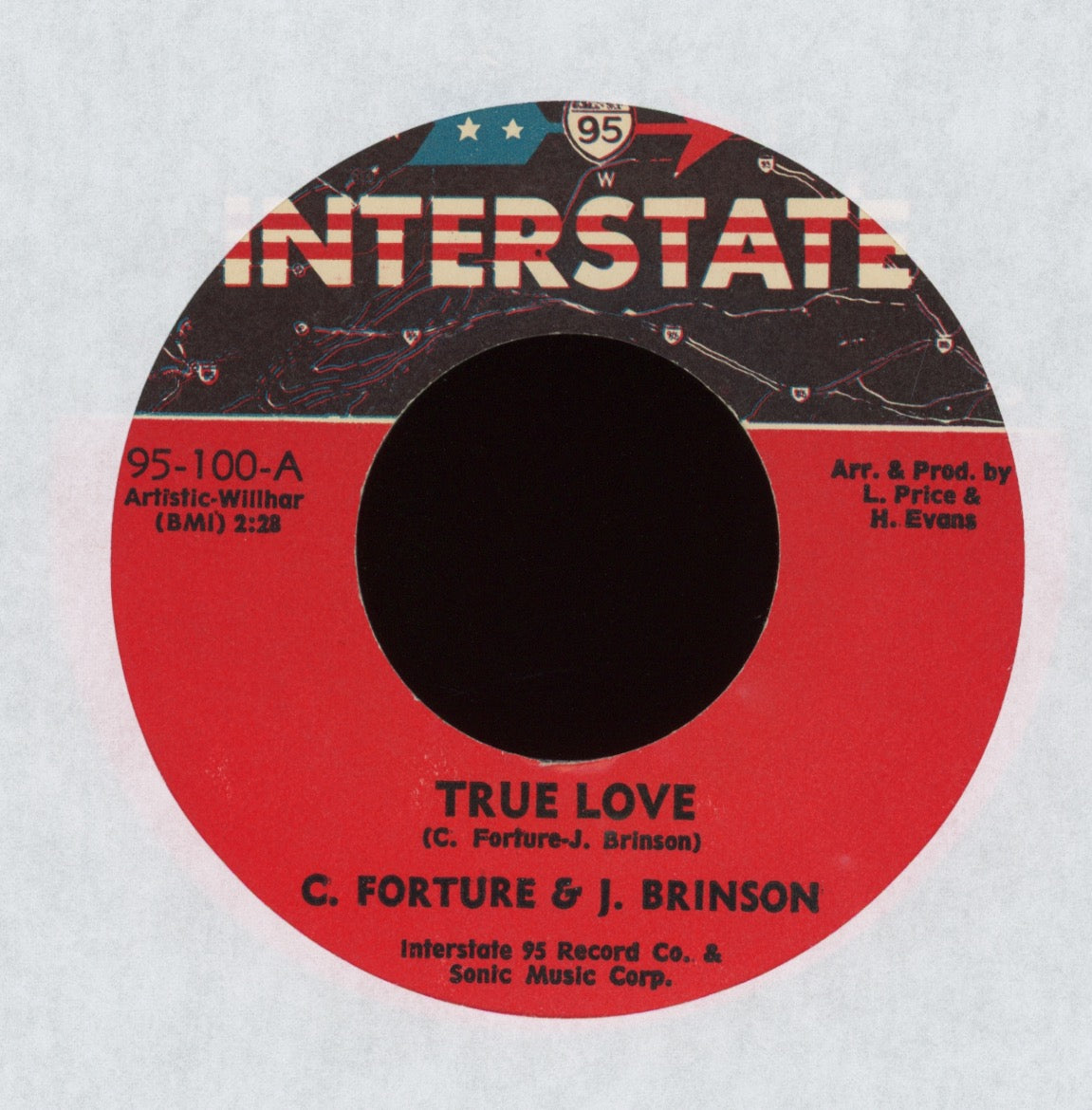 C. Forture & J. Brinson - Hipster / True Love on Interstate 95 Funk Sweet Soul 45