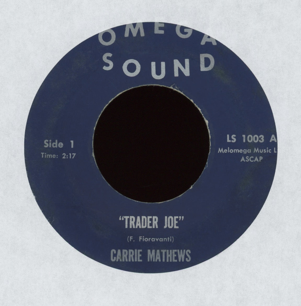 Carrie Mathews - Trader Joe on Omega Sound Blues Funk 45