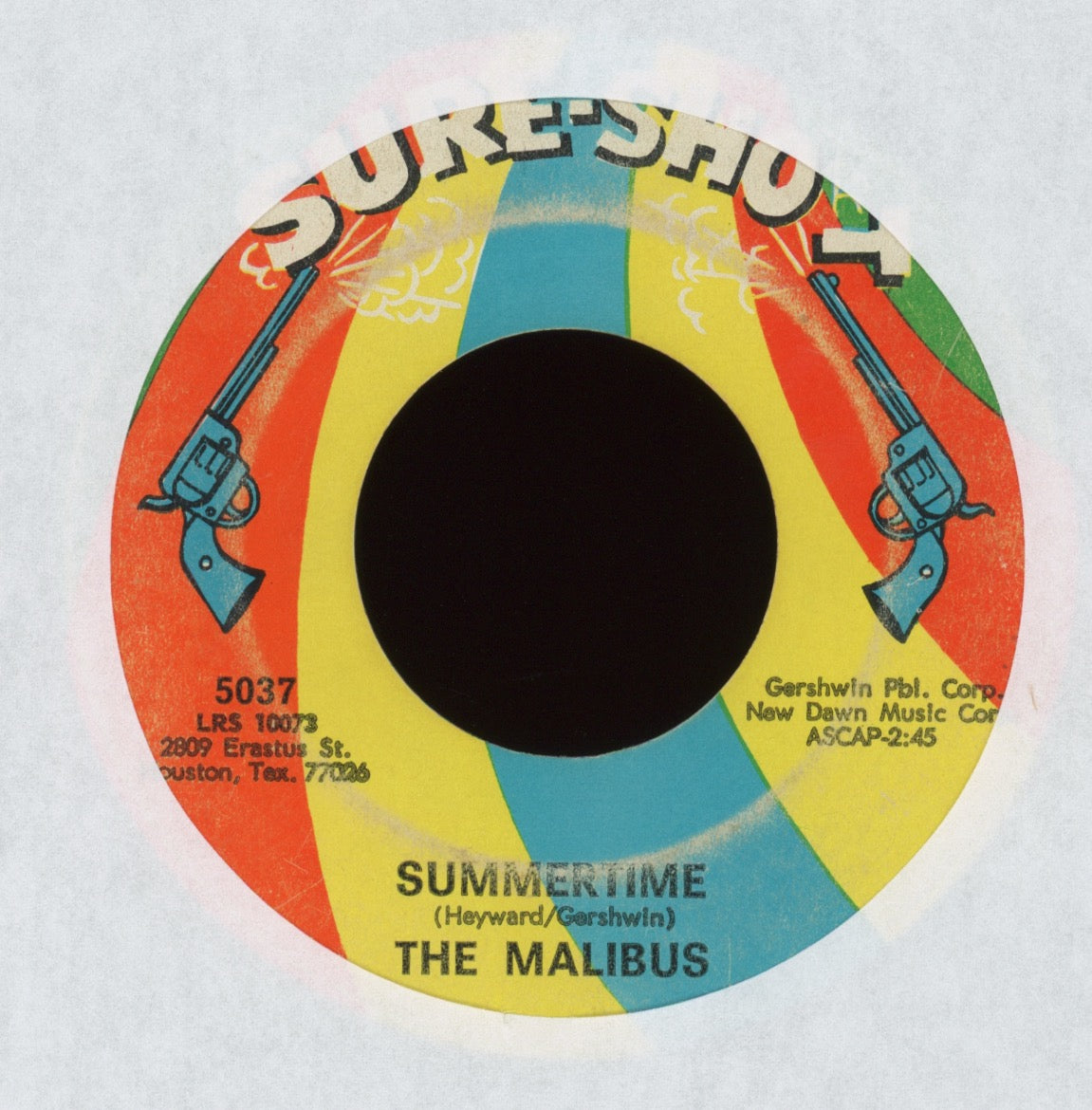 The Malibus - Ten Times A Day on Sure Shot Northern Soul 45