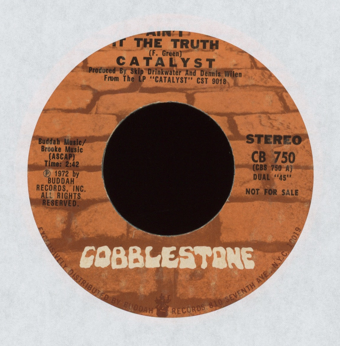 Catalyst - Ain't It The Truth Promo Soul Jazz Funk 45