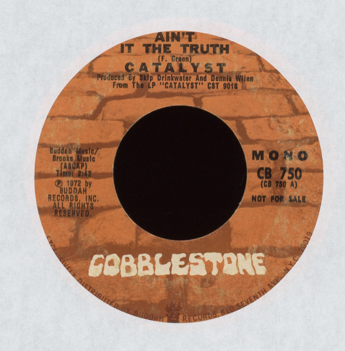 Catalyst - Ain't It The Truth Promo Soul Jazz Funk 45