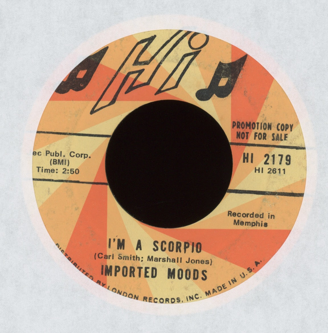 Imported Moods - What Have You Done With My Heart on Hi Promo Northern Soul 45