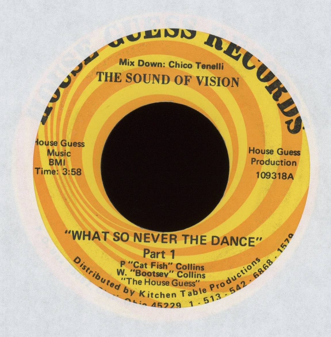 The Sound of Vision aka The House Guests - What So Never The Dance on House Guess Funk 45