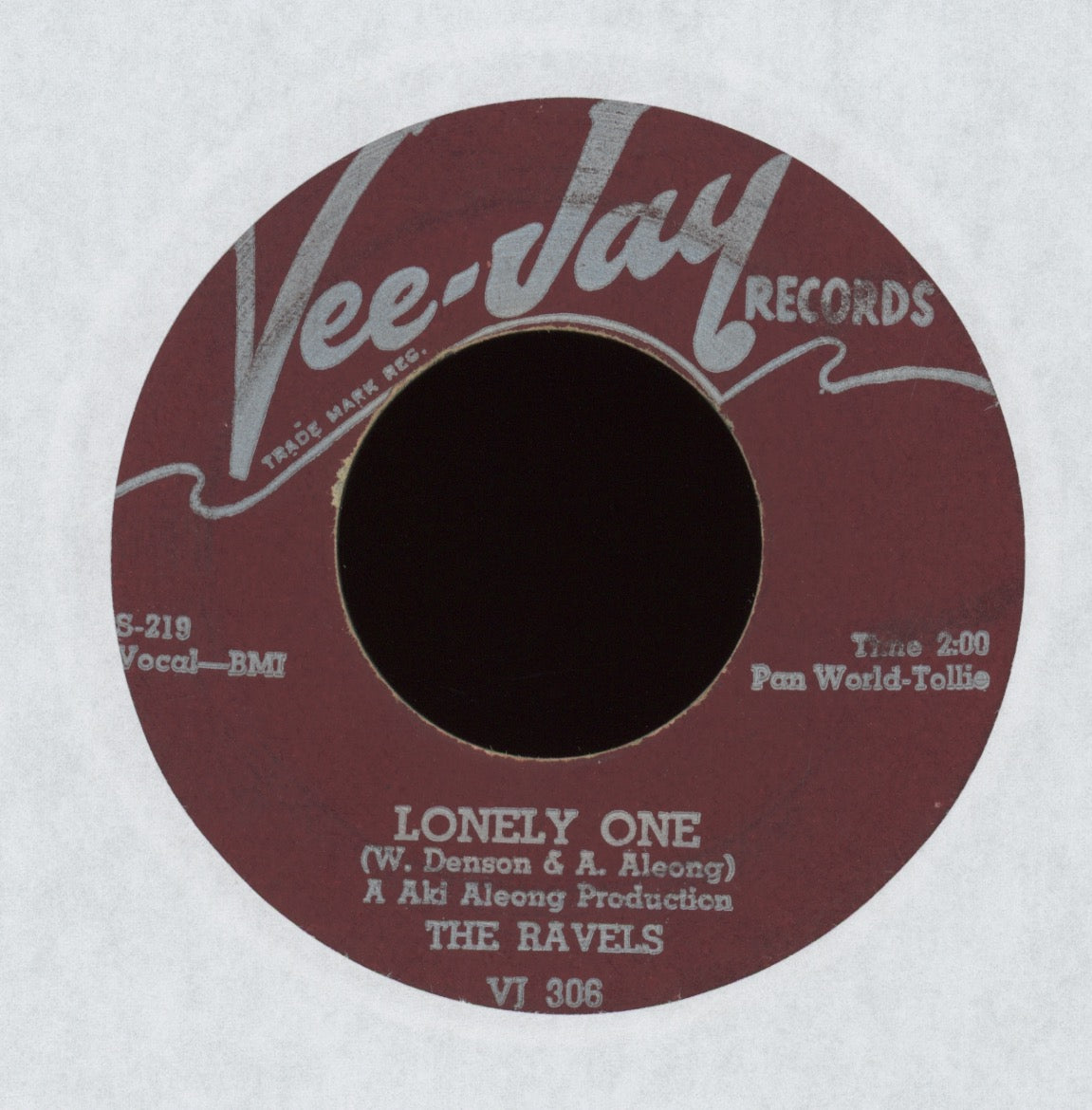 Sheriff & The Ravels - Shombalor on Vee Jay R&B Doo Wop 45