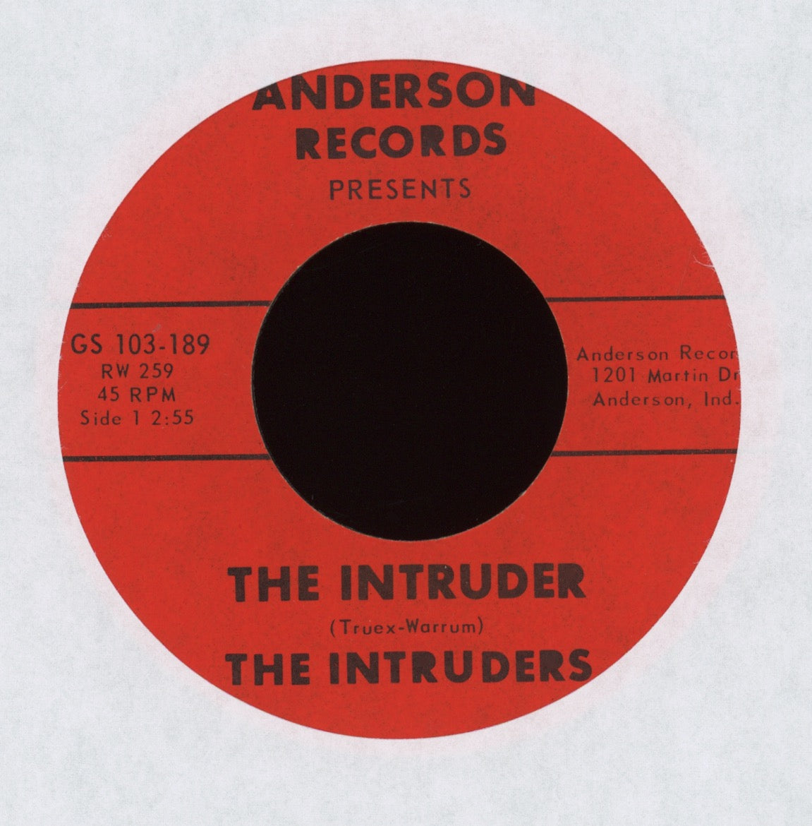 The Intruders - The Intruder on Anderson Instro Surf 45