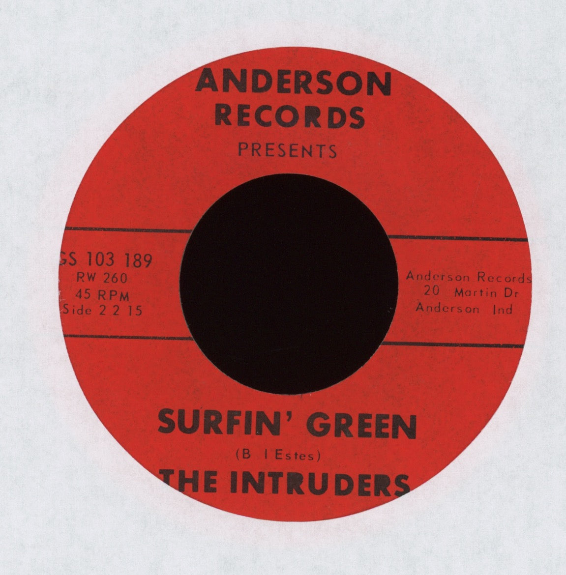 The Intruders - The Intruder on Anderson Instro Surf 45