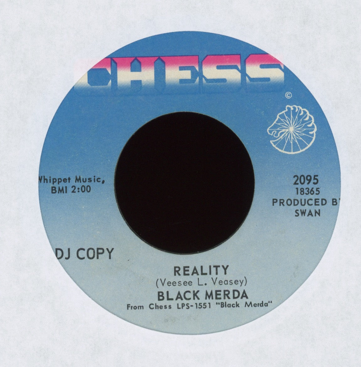 Black Merda - Cynthy-Ruth on Chess Promo Funk 45