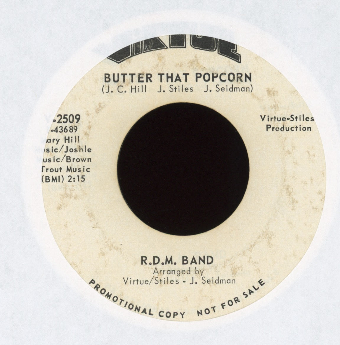 The RDM Band - Butter That Popcorn on Virtue Promo
