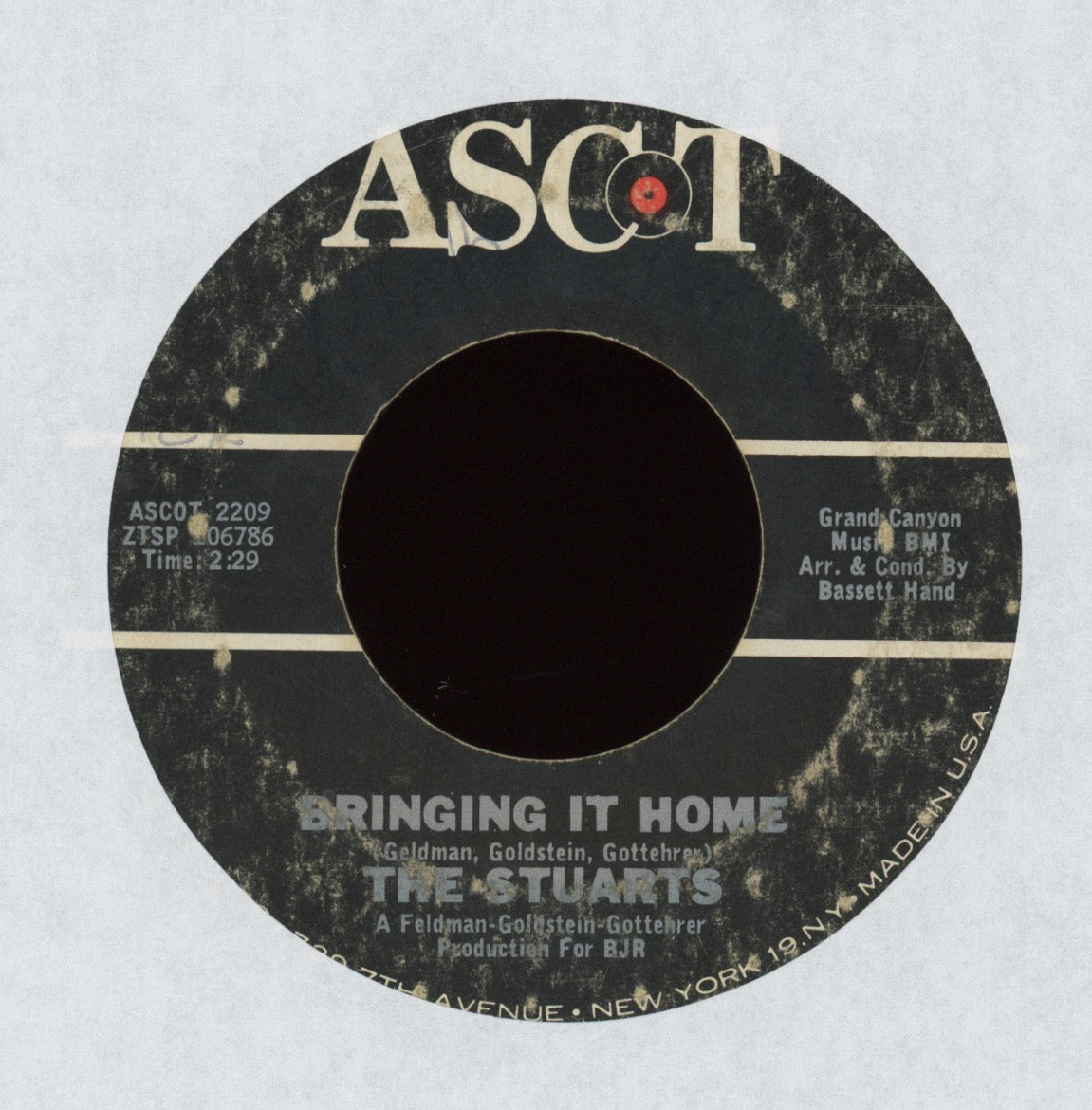 The Stuarts - Just A Little Bit More on Ascot Garage 45