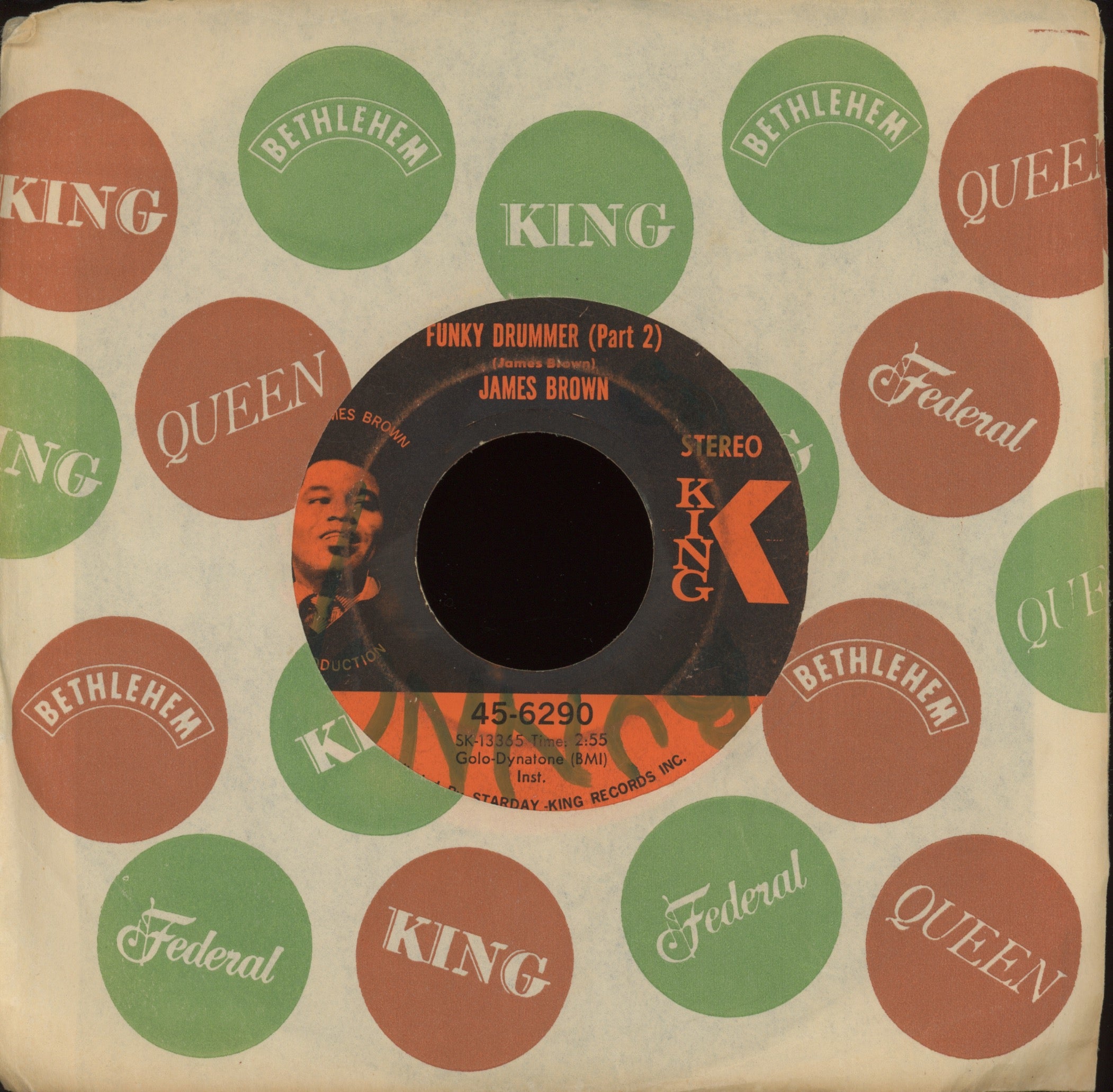 James Brown - Funky Drummer on King Funk 45