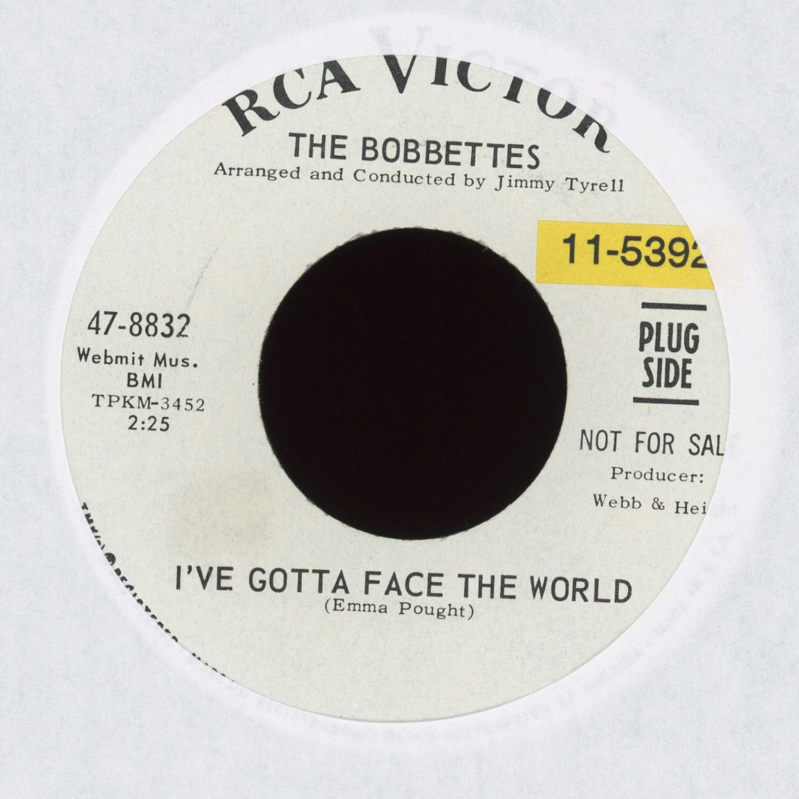 The Bobbettes - I've Gotta Face The World on RCA Promo Northern Soul 45