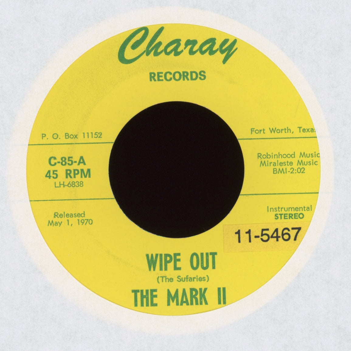 The Mark II - Wipe Out on Charay Instro Surf 45