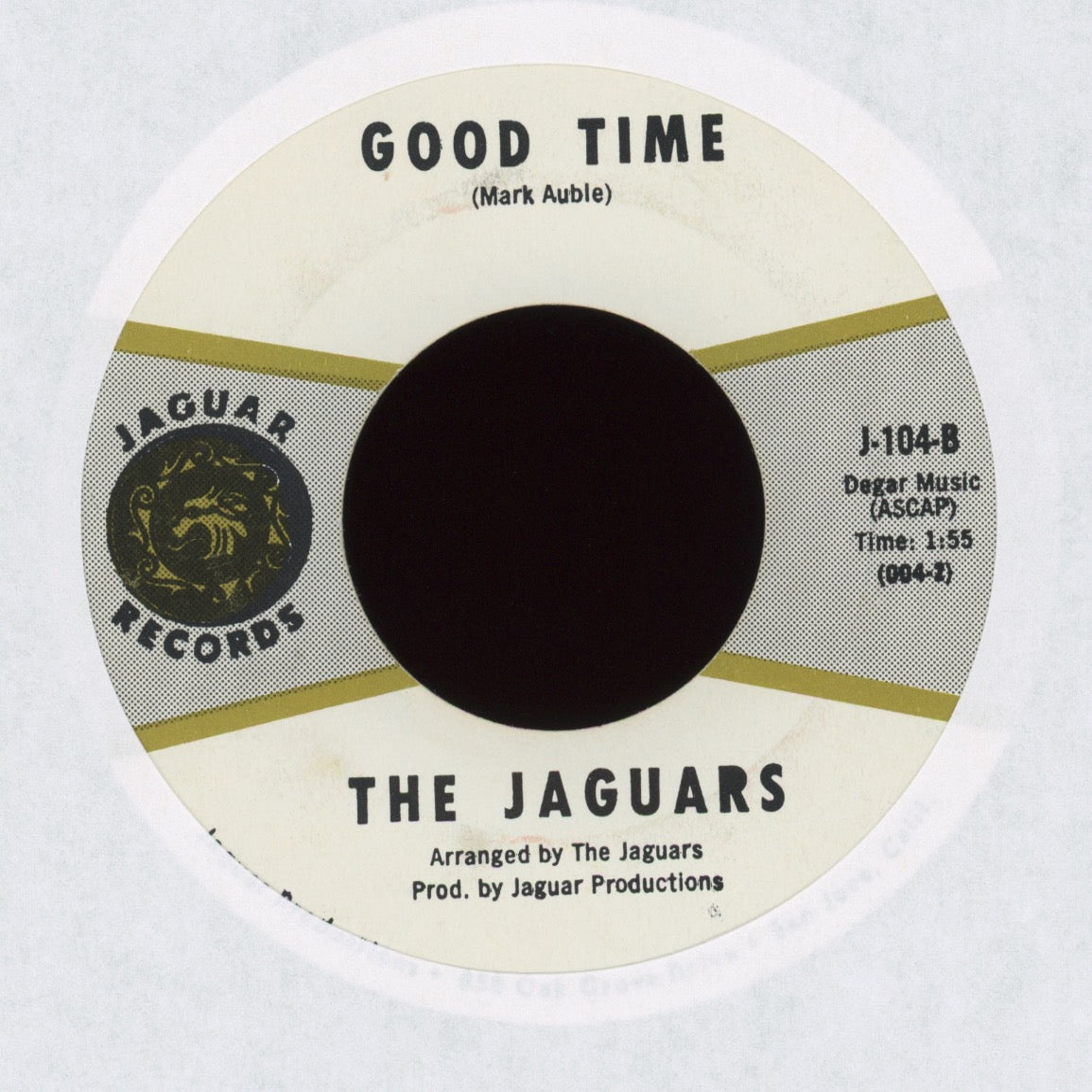 The Jaguars - Good Time on Jaguar Garage Soul 45