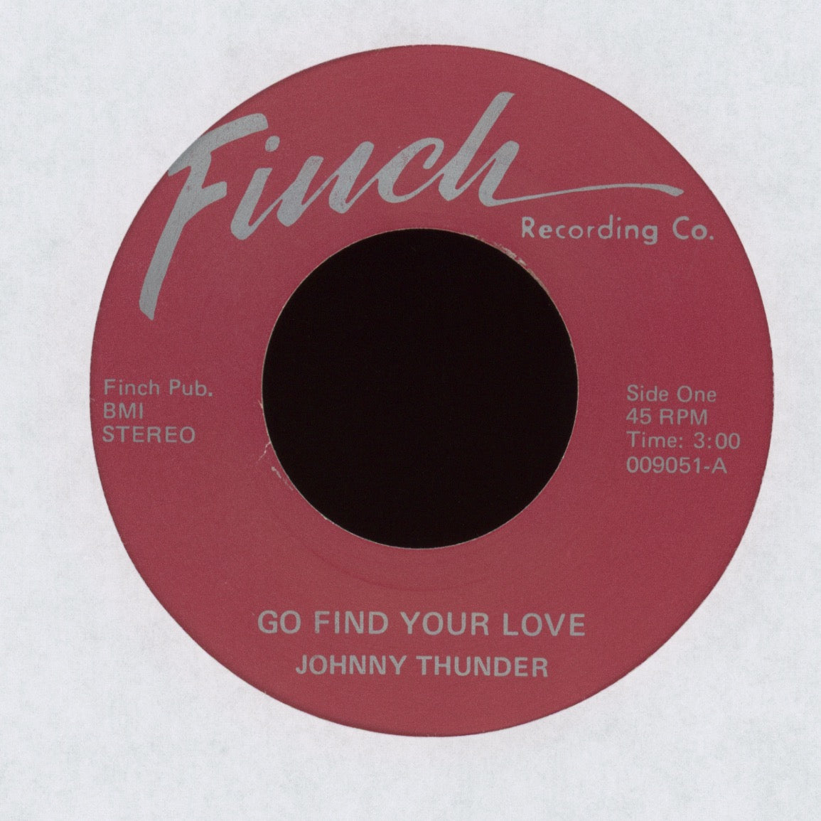 Johnny Thunder - Little Dog on Finch Rockabilly 45