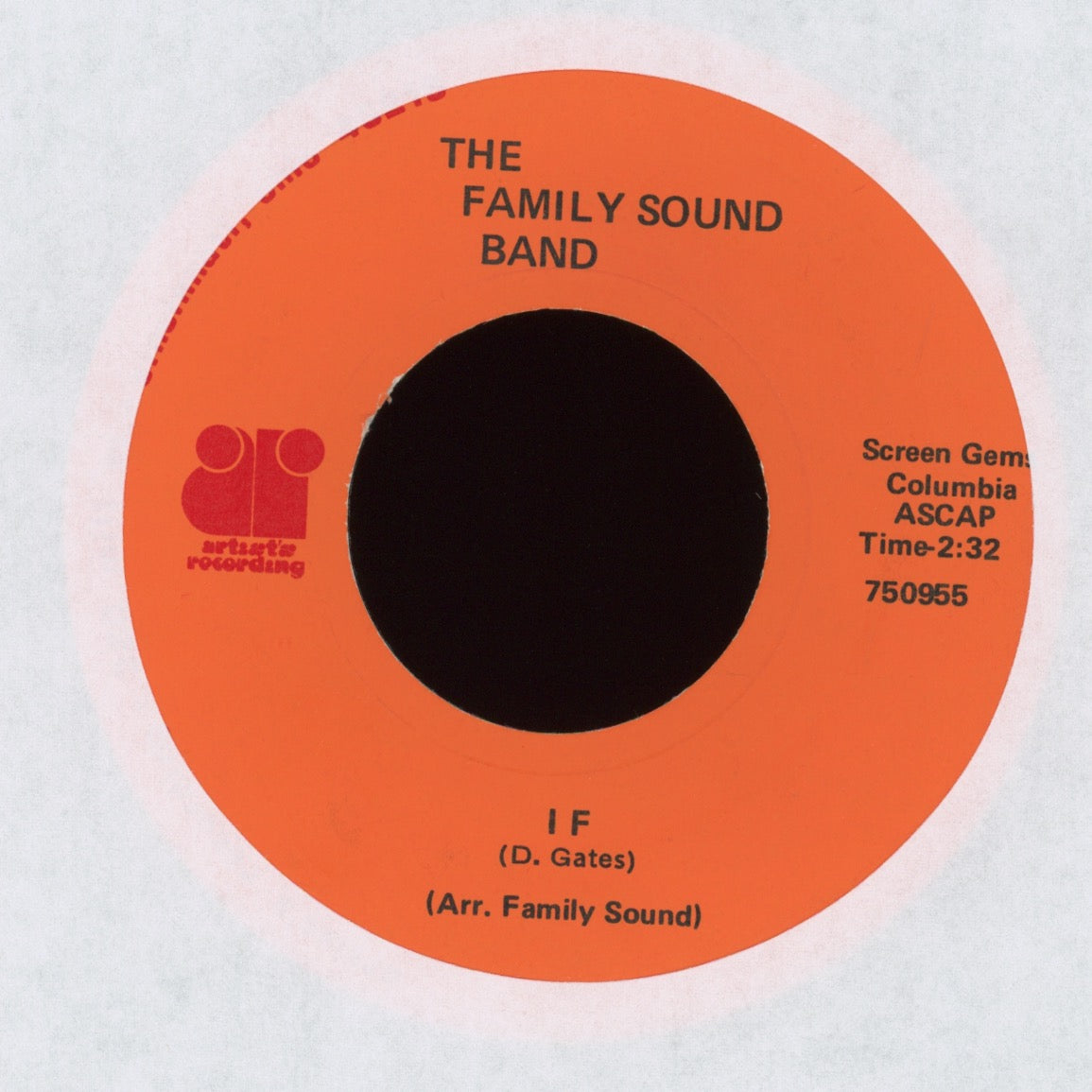 The Family Sound Band - Gotta Git Down on Artists Recording Funk 45