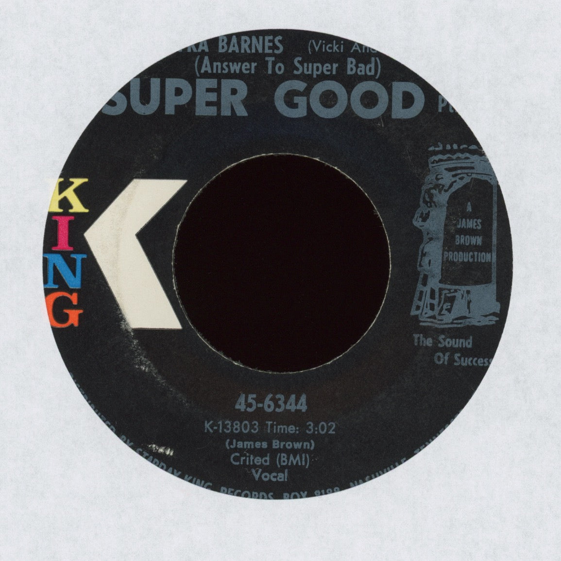 Myra Barnes - Super Good on King Funk 45