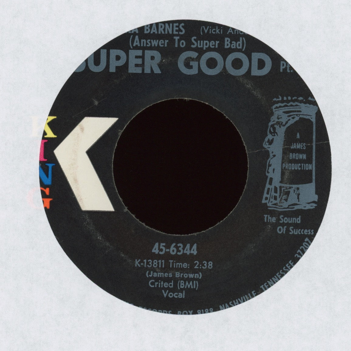 Myra Barnes - Super Good on King Funk 45