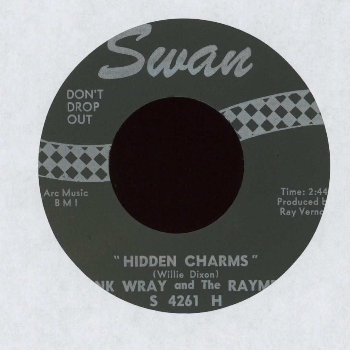 Link Wray And His Ray Men - Ace Of Spades on Swan Instro Rockabilly Surf 45
