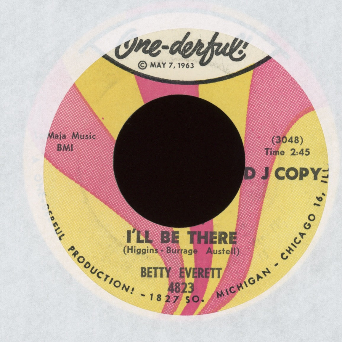 Betty Everett - Please Love Me on One-derful Promo Northern Soul Popcorn 45