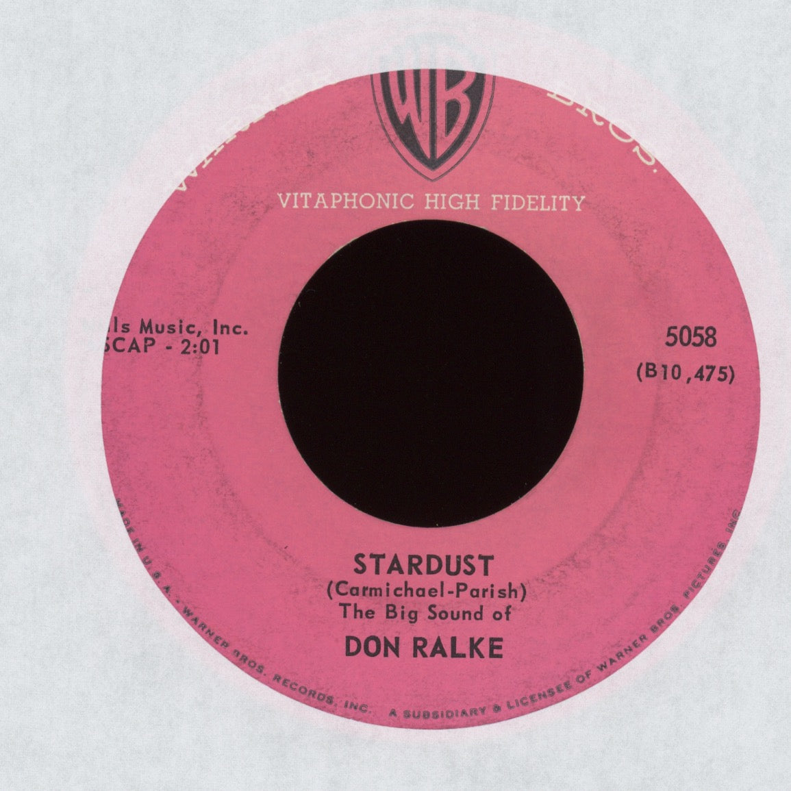 Don Ralke - Zooba! on Warner Bros Instro R&B Popcorn 45