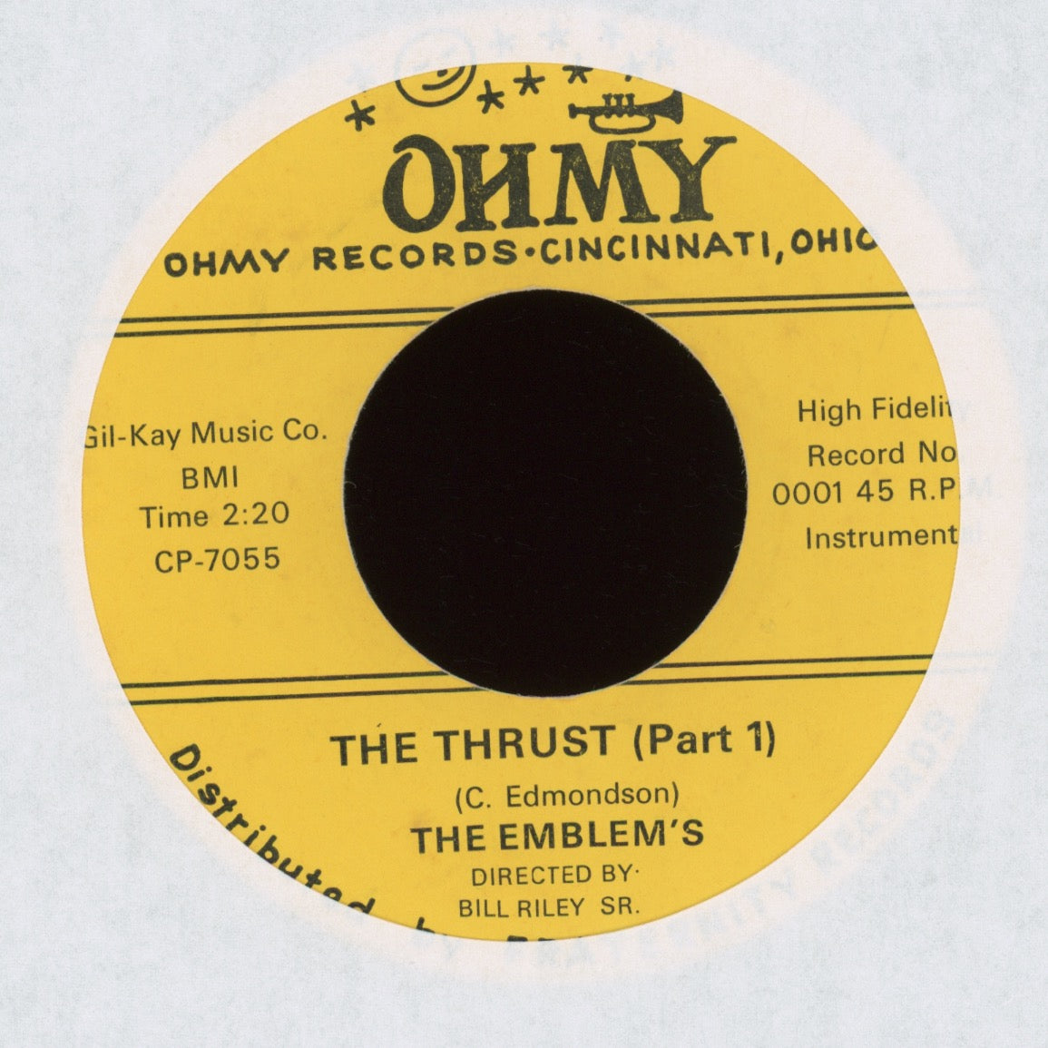 The Emblems - The Thrust on OhMy Instro R&B 45
