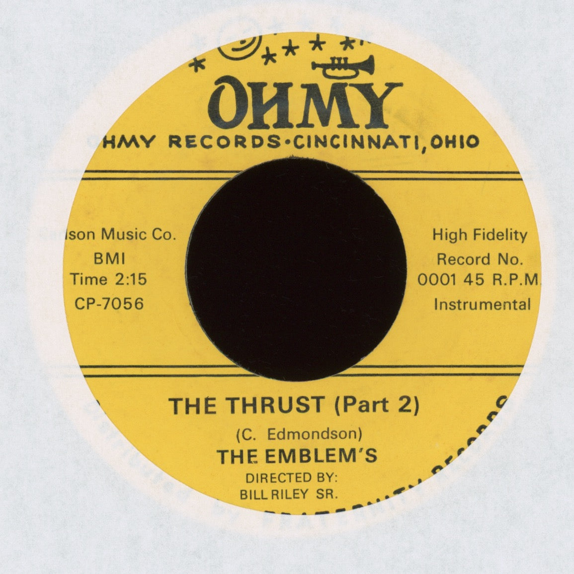 The Emblems - The Thrust on OhMy Instro R&B 45