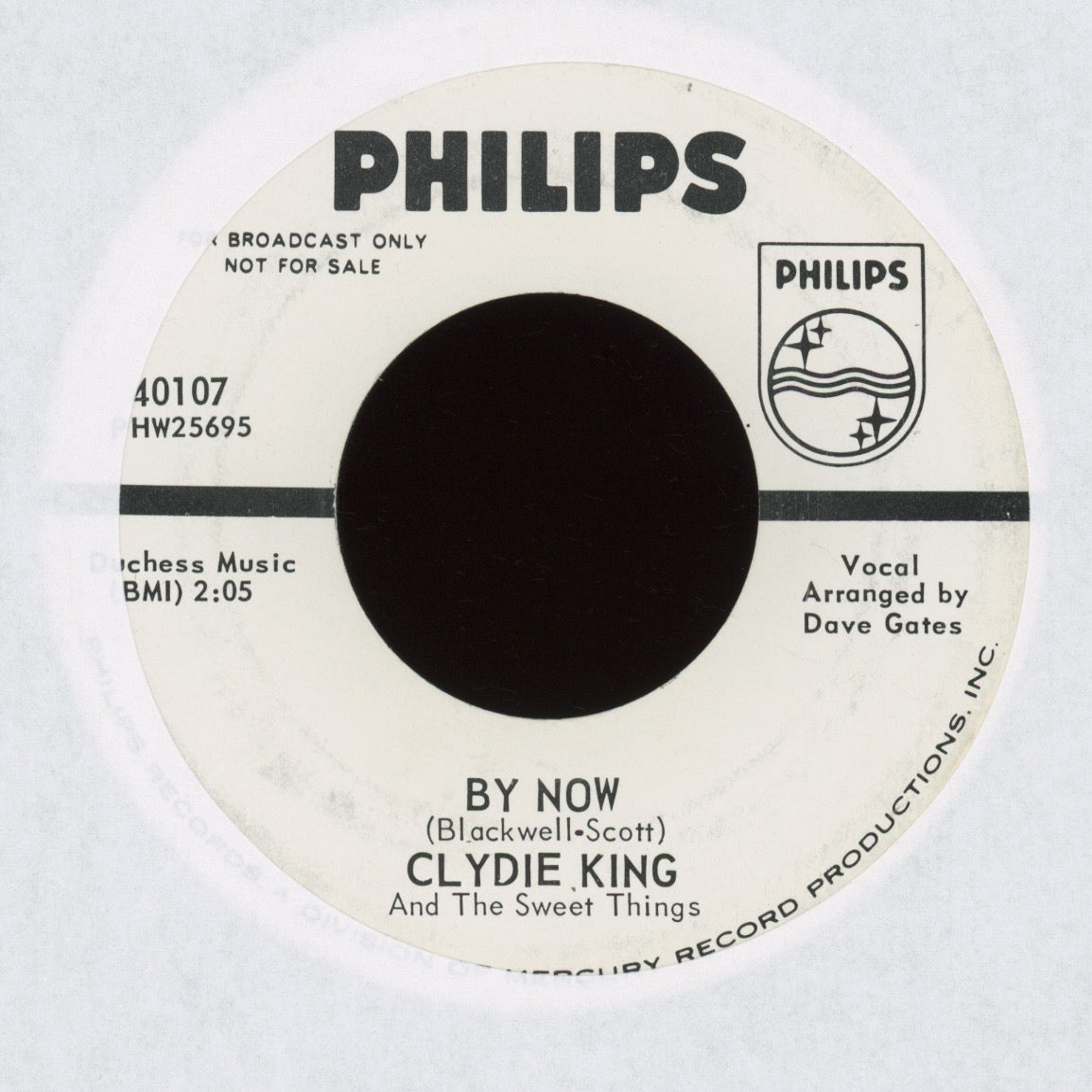 Clydie King - Only The Guilty Cry on Philips Promo Northern Soul 45