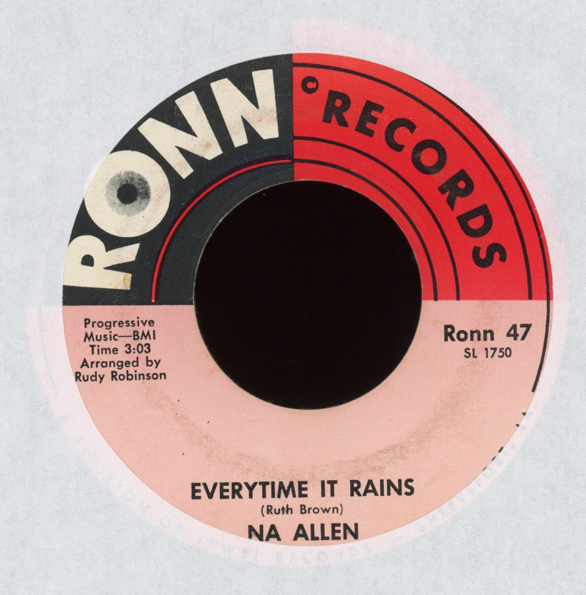Na Allen - Lay It On Me Right Now on Ronn Crossover Soul 45