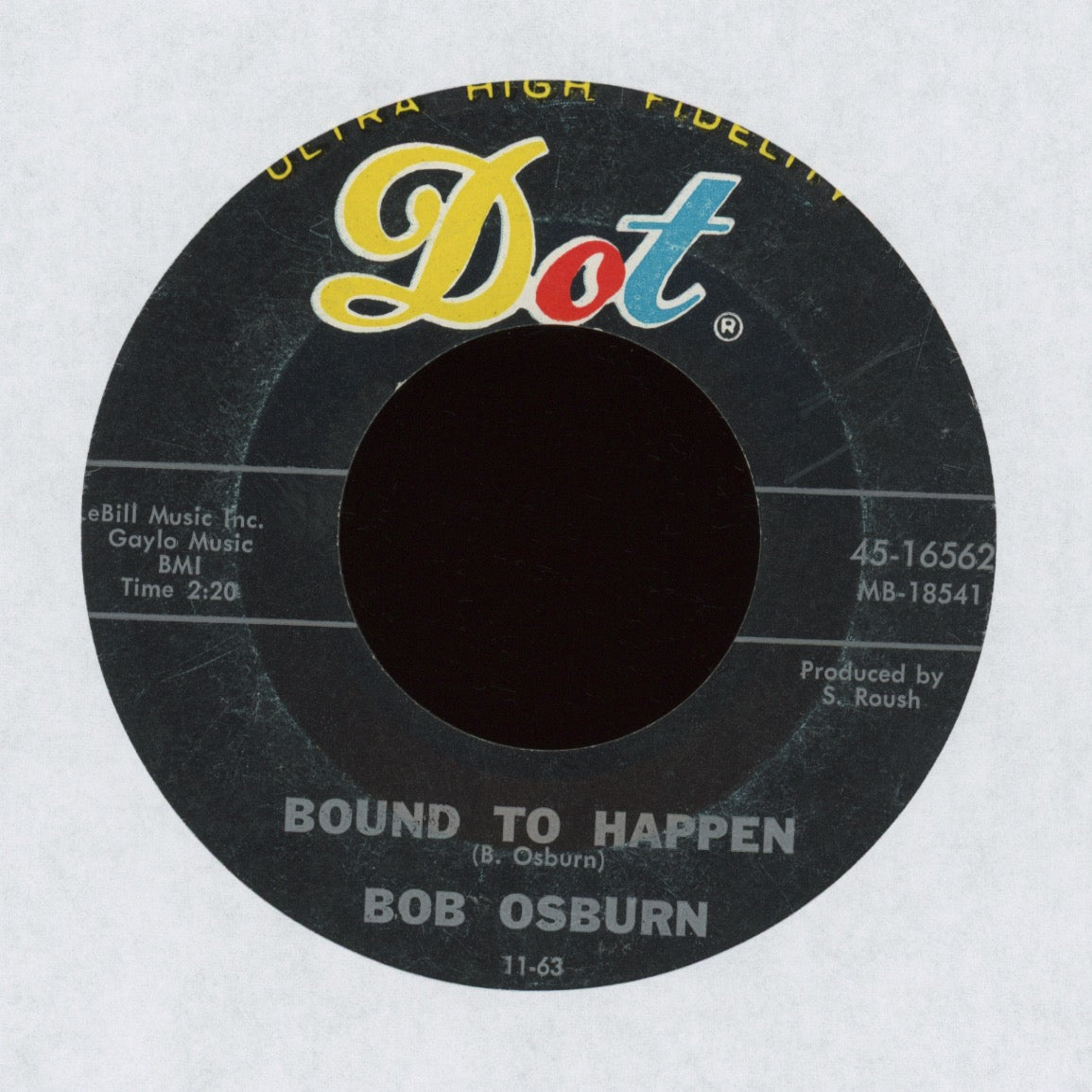 Bobby Osburn - Bound To Happen on Dot Teen Rockabilly 45